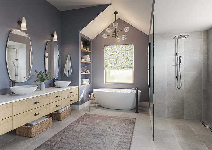 Hedgerow Velvet, Elysia - Motorised Roman Blind - Image 6